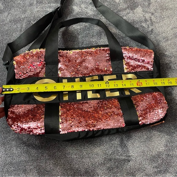 Justice Sequin Cheer bag black and Pink. - Picture 7 of 7